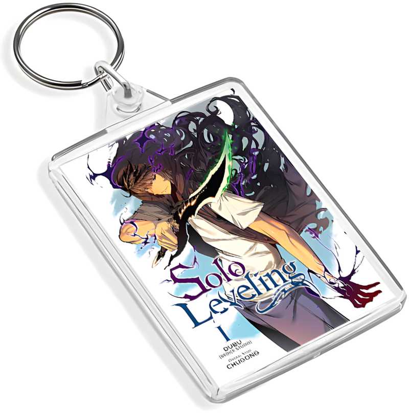 Manga Cover Art Keyring - Dual Sided English / Japanese