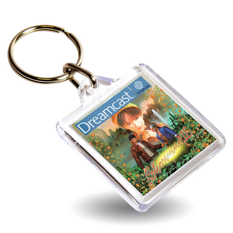 Retro Gaming Box Art Keyring - Gen VI DC Console Style
