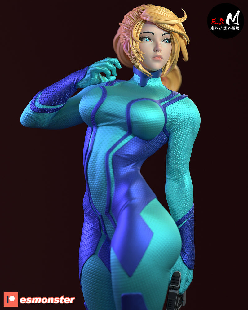 Samaran | Pin-Up Statue Fan Art Miniature Unpainted | E.S Monster