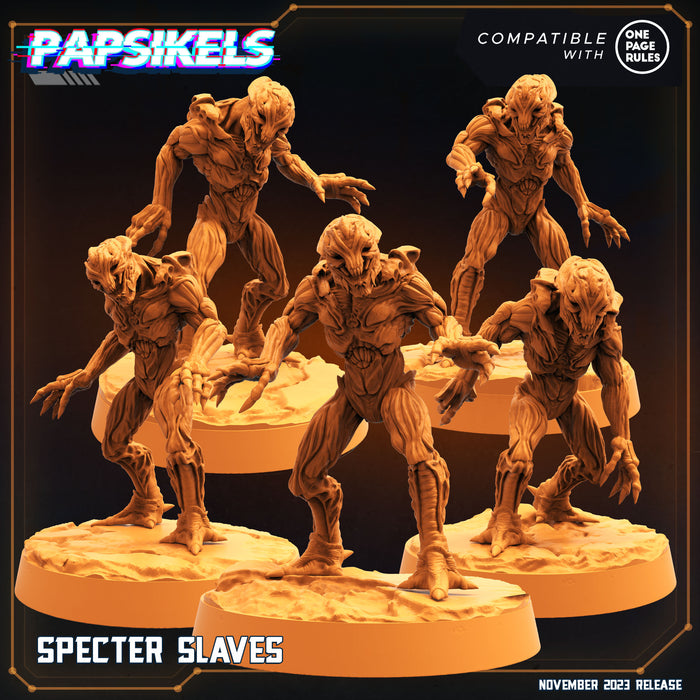 Specter Slave Miniatures | Skull Hunters 2 | Sci-Fi Miniature | Papsikels