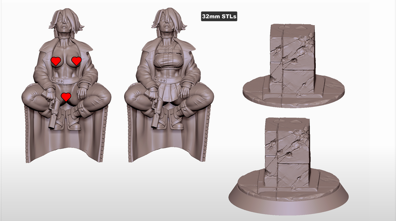 Cursed Assassin Sable | Fantasy Pin-Up | Gaz Minis | [Multi-Listing]