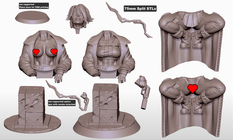 Cursed Assassin Sable | Fantasy Pin-Up | Gaz Minis | [Multi-Listing]