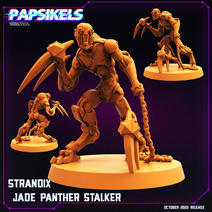 Stantrix Jade Panther Stalker | Cyberpunk | Sci-Fi Miniature | Papsikels