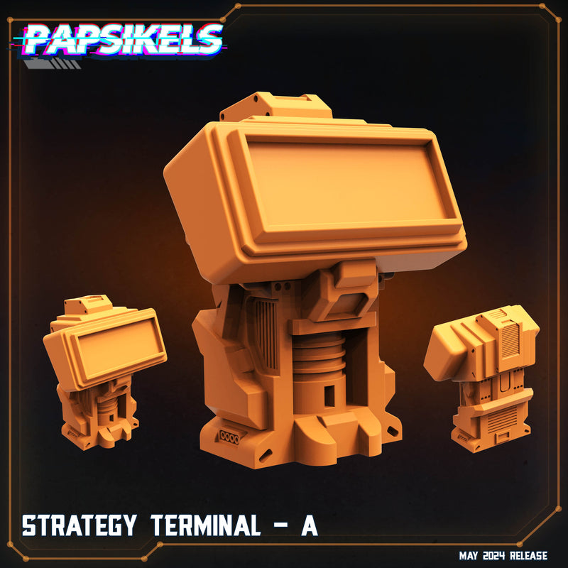 Strategy Terminal A | Democracy Troopers Bugs and Bots | Sci-Fi Miniature | Papsikels