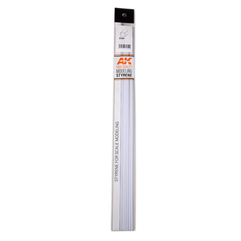 AK Interactive - Strips 2.00 X 2.00 X 350mm - Styrene Strip (AK6529)