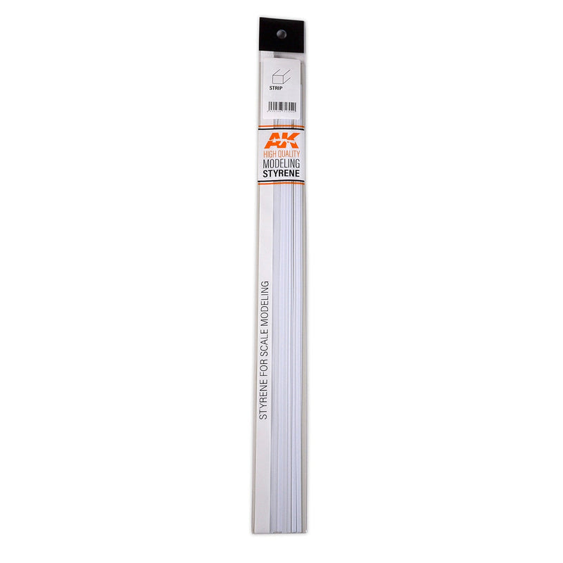 AK Interactive - Strips 1.50 X 2.00 X 350mm - Styrene Strip (AK6525)