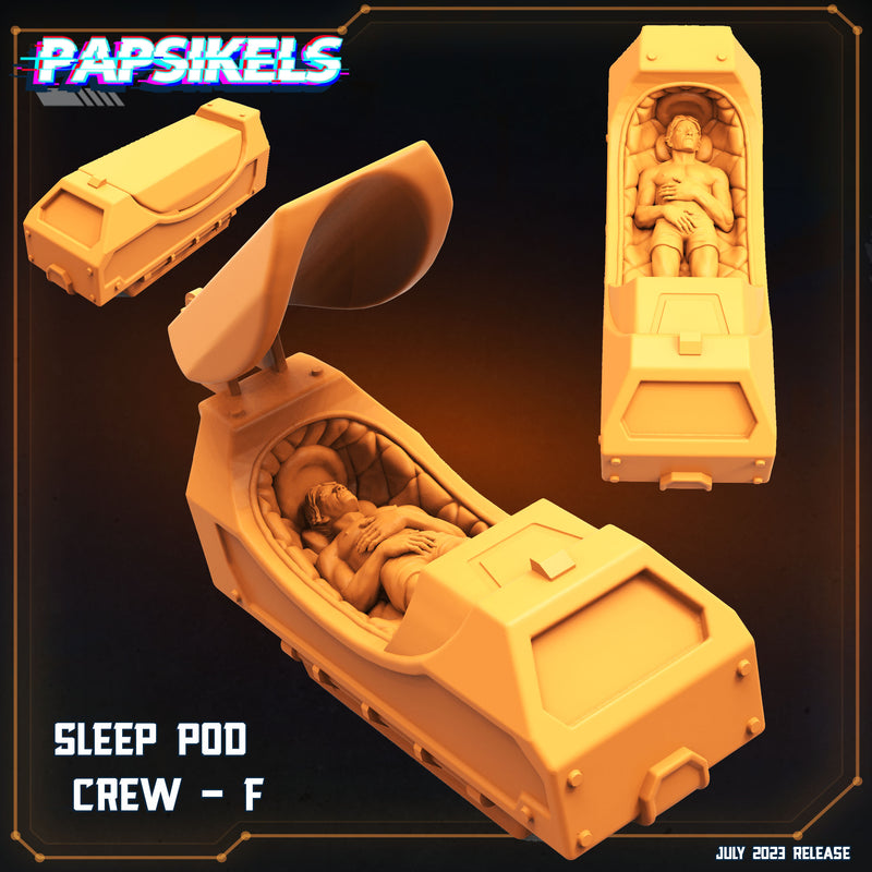Sleep Pod F | Xeno Wars | Sci-Fi Miniature | Papsikels