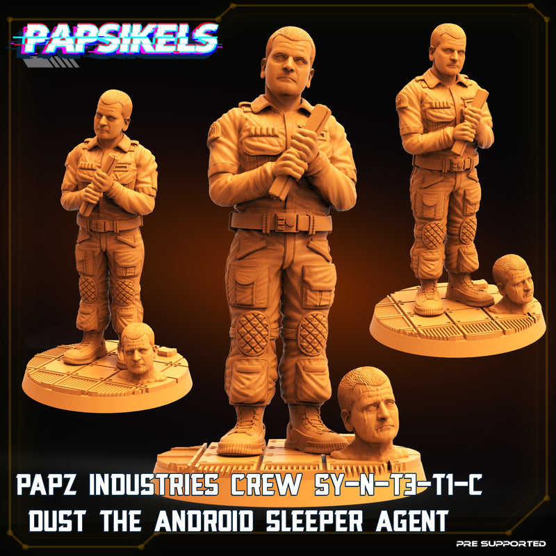 SY-N-T3-T1-C Dust the Android Sleeper Agent | Sci-Fi Specials | Sci-Fi Miniature | Papsikels TabletopXtra
