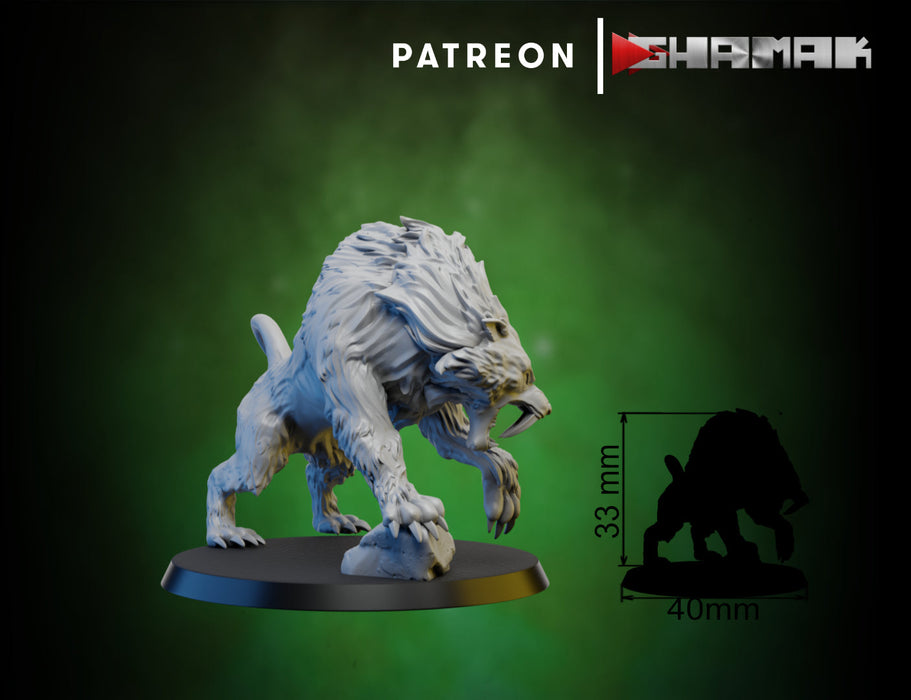 Sabre Wolf Miniatures | Ogres | Fantasy Miniature | Ghamak TabletopXtra