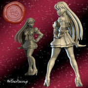 Sailor Scout Miniatures (Full Set) | Sailor Scouts | Fantasy Miniature | Ethan Savage Studios TabletopXtra