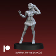 Sailor Scout Miniatures (Full Set) | Sailor Scouts | Fantasy Miniature | Ethan Savage Studios TabletopXtra