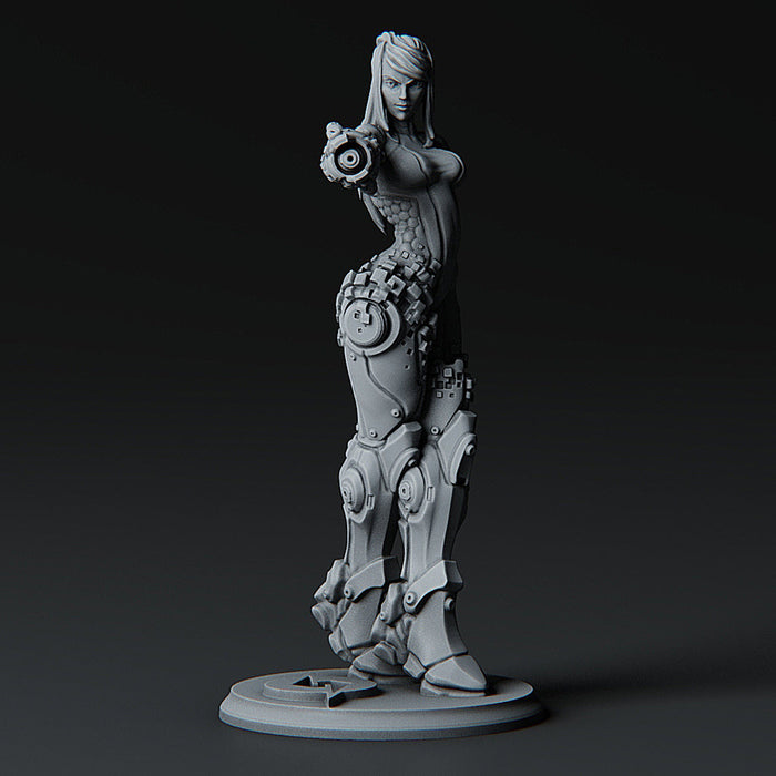 Samus Aran (150mm) | Metroid | Fantasy Miniature | Printed Obsession TabletopXtra