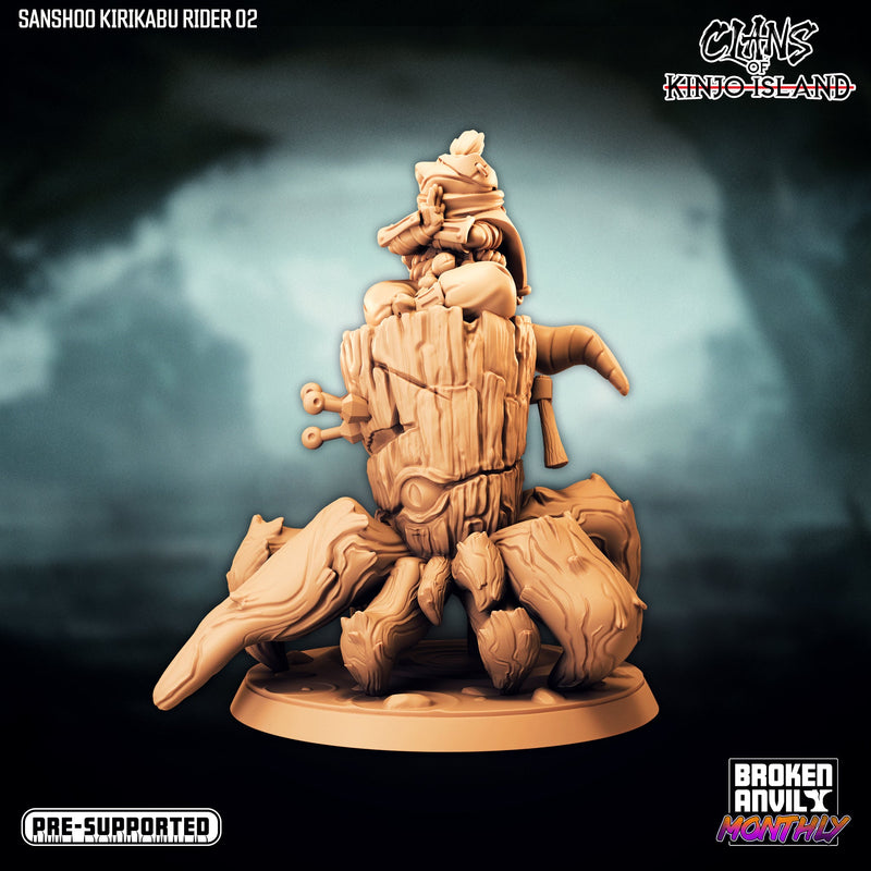 Sanshoo Kirikabu Rider B | Clans of Kinjo Island | Tabletop RPG Miniature TabletopXtra