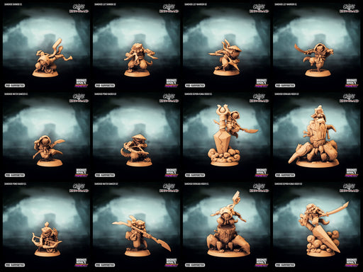 Sanshoo Miniatures | Clans of Kinjo Island | Tabletop RPG Miniature TabletopXtra