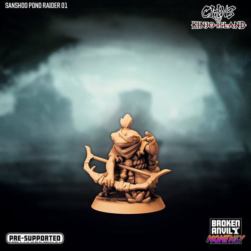 Sanshoo Pond Raider A | Clans of Kinjo Island | Tabletop RPG Miniature TabletopXtra