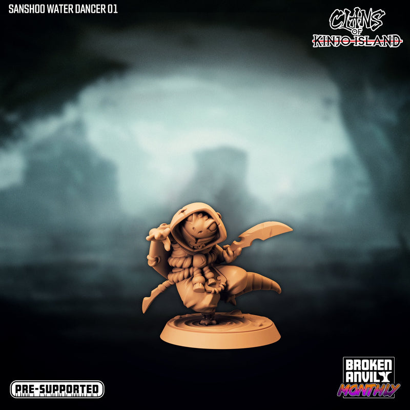 Sanshoo Water Dancer A | Clans of Kinjo Island | Tabletop RPG Miniature TabletopXtra