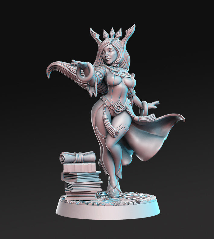 Sapphire | A Light in the Dark | Fantasy Miniature | RN Estudio TabletopXtra