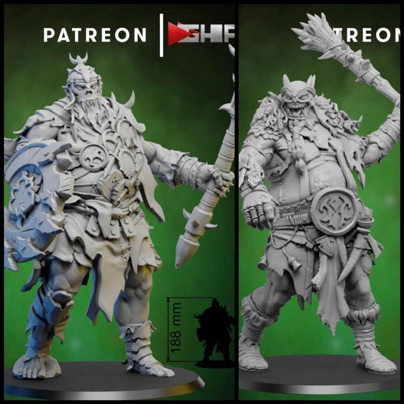 Saracen Giant Miniatures | Ogres | Fantasy Miniature | Ghamak TabletopXtra