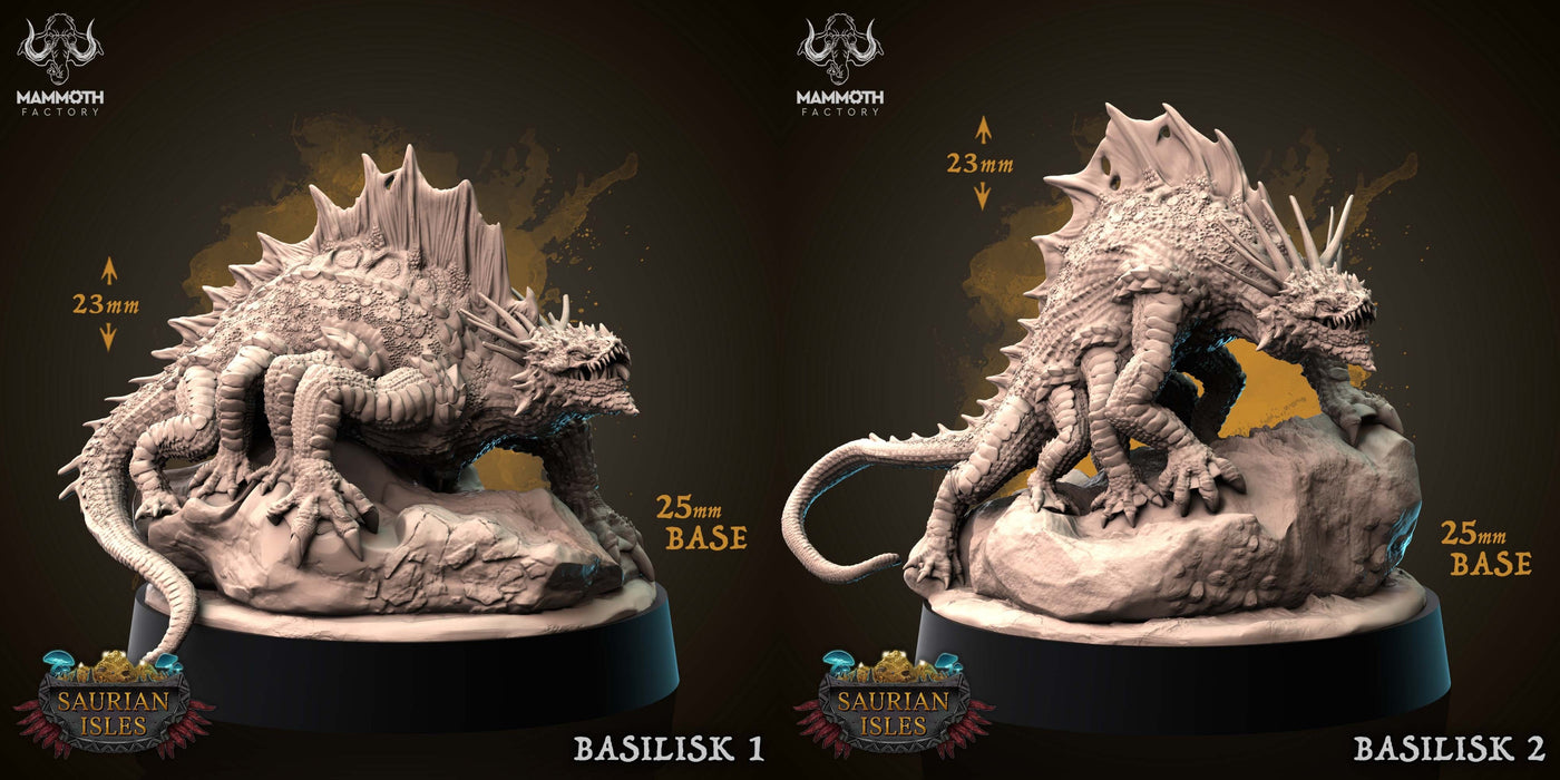 Saurian Isle Miniatures (Full Set) | Fantasy Tabletop Miniature | Mammoth Factory TabletopXtra