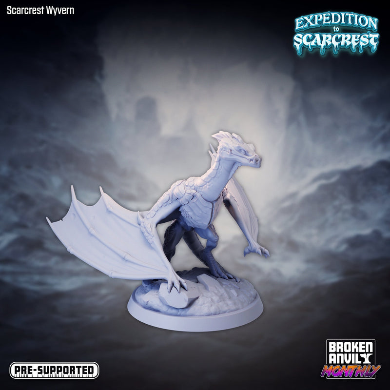 Scarcrest Wyvern Miniatures | Expedition to Scarcrest | Tabletop RPG Miniature TabletopXtra