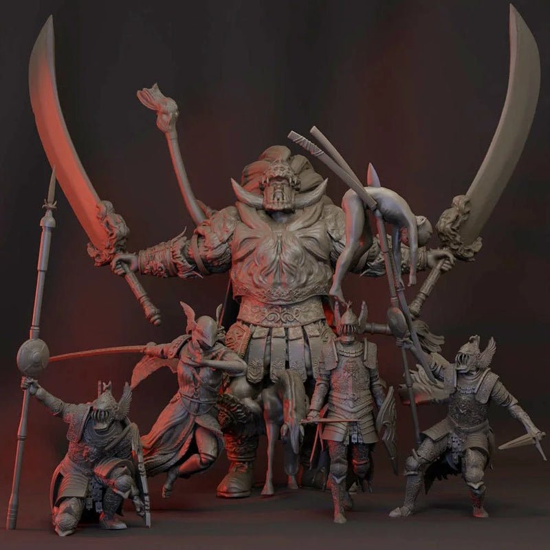 Scarlet Court Miniatures (Full Set) | Realsteone TabletopXtra