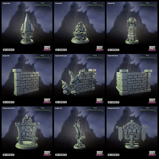 Scenery Miniatures | Mis-Adventurers | Tabletop RPG Miniature TabletopXtra