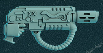 Space Warrior Heat Rifle | Scylla Legion | DakkaDakka | Sci-Fi Grimdark Custom Bitz Wargaming Miniatures 28mm 32mm