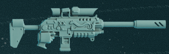 Space Warrior Sniper Rifle | Scylla Legion | DakkaDakka | Sci-Fi Grimdark Custom Bitz Wargaming Miniatures 28mm 32mm