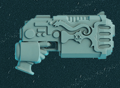 Space Warrior Plasmatic Pistol | Scylla Legion | DakkaDakka | Sci-Fi Grimdark Custom Bitz Wargaming Miniatures 28mm 32mm