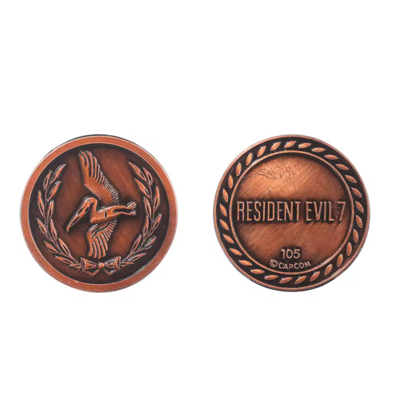 Resident Evil VII - Collectible Metal Coin Token Cosplay Prop