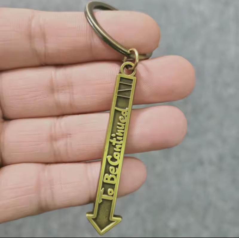 To Be Continued JoJo's Bizarre Adventure - Metal Keyring