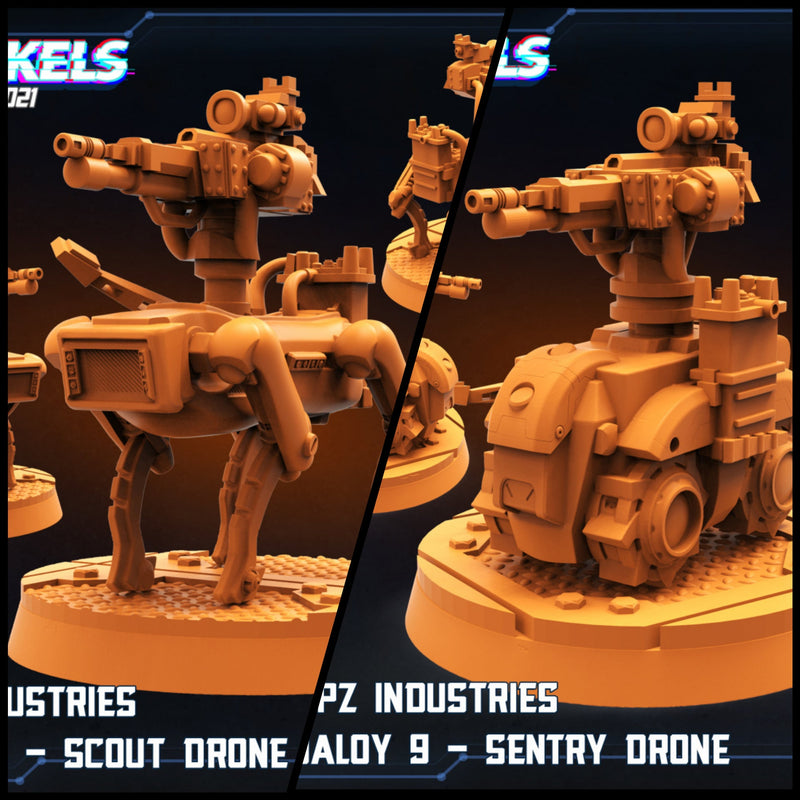Sentry | Aliens Vs Humans III | Sci-Fi Miniature | Papsikels TabletopXtra
