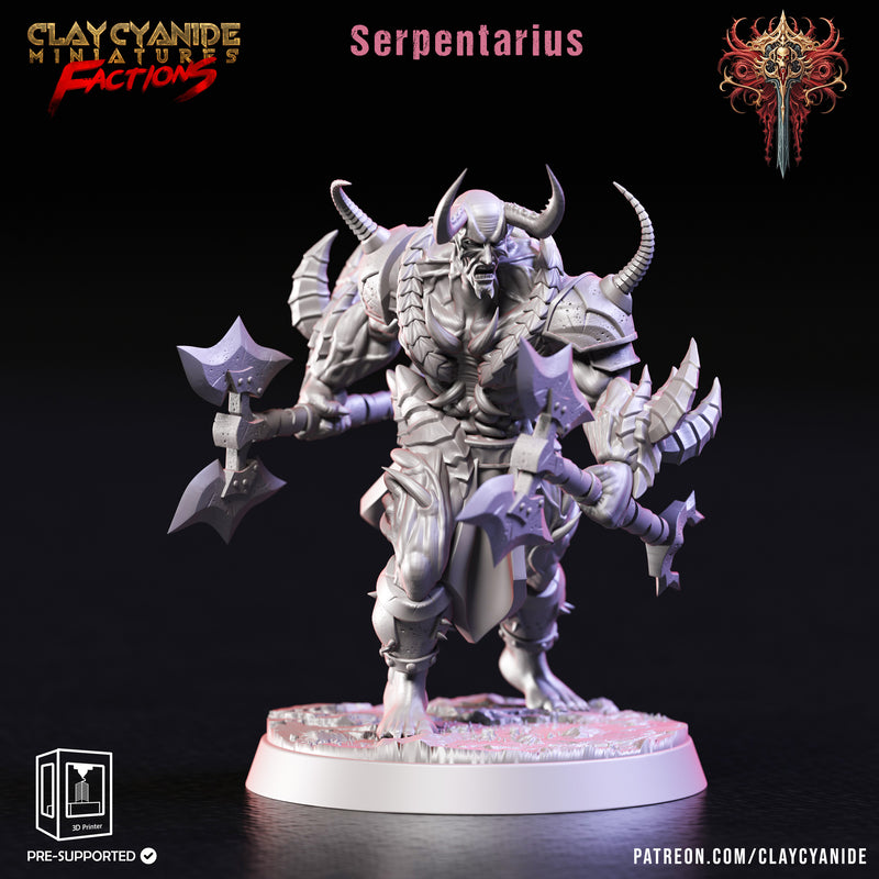 Dreadblood Mauler Miniatures (Full Set) | Fantasy Miniature | Clay Cyanide