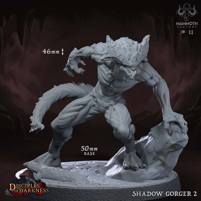 Shadow Gorger B | Disciples of Darkness | Fantasy Tabletop Miniature | Mammoth Factory