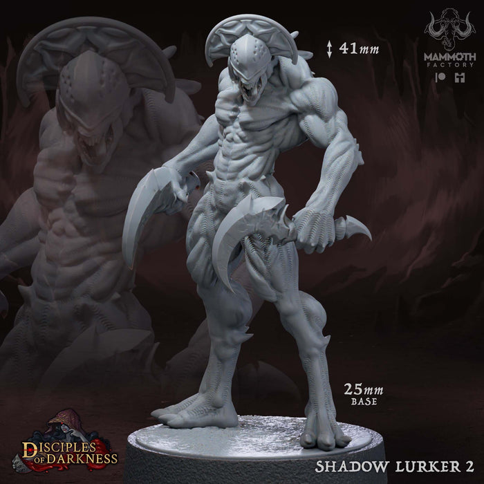 Shadow Lurker B | Disciples of Darkness | Fantasy Tabletop Miniature | Mammoth Factory