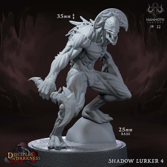 Shadow Lurker D | Disciples of Darkness | Fantasy Tabletop Miniature | Mammoth Factory