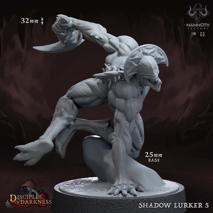 Shadow Lurker E | Disciples of Darkness | Fantasy Tabletop Miniature | Mammoth Factory