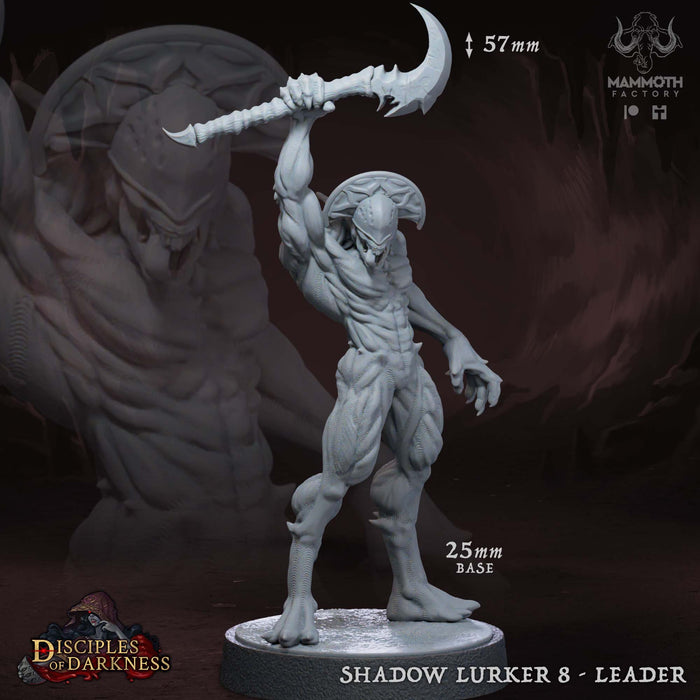 Shadow Lurker H | Disciples of Darkness | Fantasy Tabletop Miniature | Mammoth Factory
