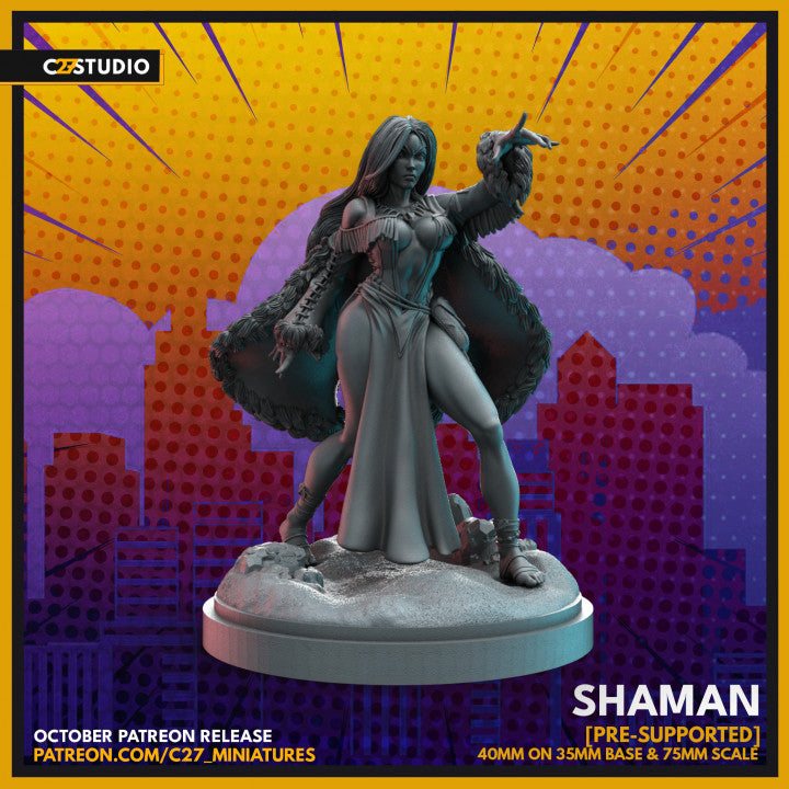 Shaman | Heroes | Sci-Fi Miniature | C27 Studio TabletopXtra