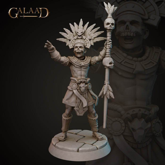 Shaman | Aztecs | Fantasy Miniature | Galaad Miniatures