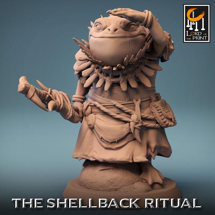 ShellBack Croaker F | The Shellback Ritual | Fantasy Miniature | Rescale Miniatures
