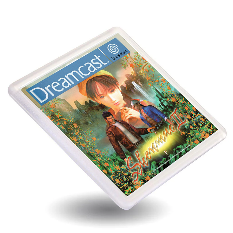 Shenmue Dreamcast - Retro Gaming Box Art Gift Coasters