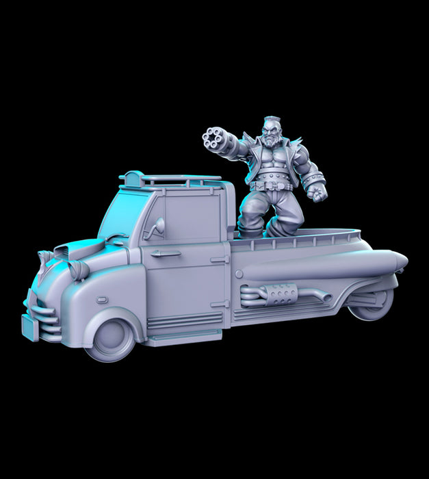 Barry & Truck | Classic JRPG Vol 23 | Fantasy Miniature | RN Estudio