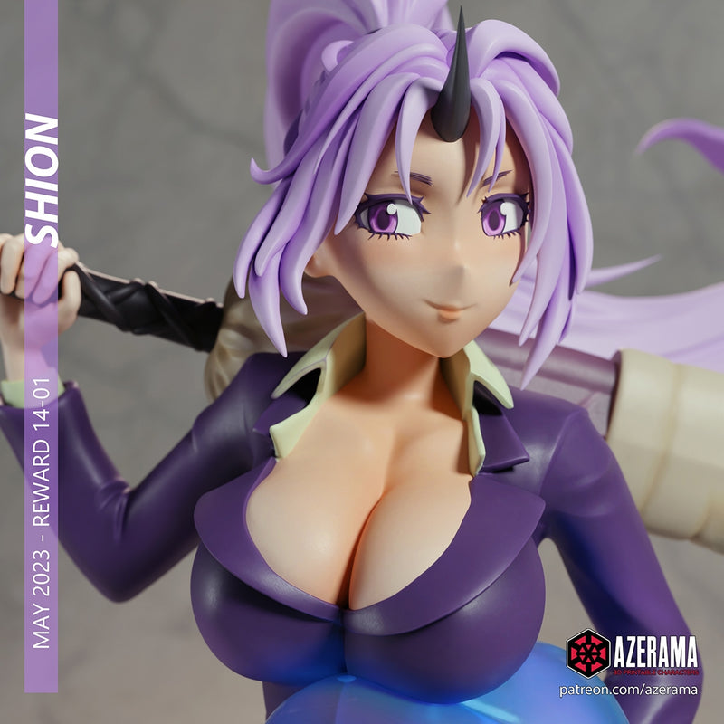 Shion | Pin-Up Statue Fan Art Miniature Unpainted | Azerama