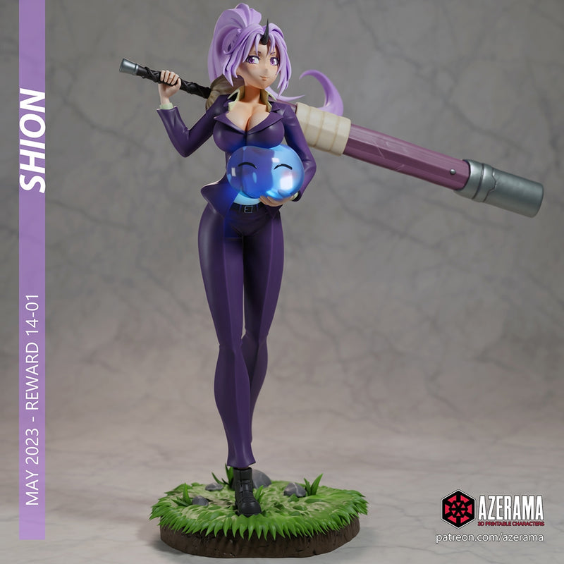 Shion | Pin-Up Statue Fan Art Miniature Unpainted | Azerama