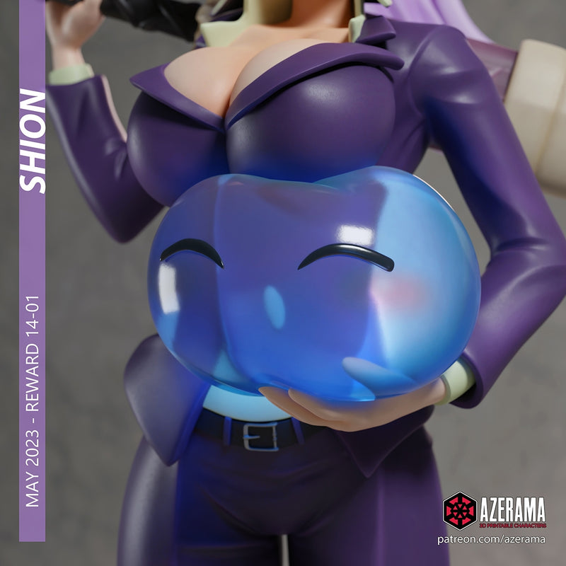 Shion | Pin-Up Statue Fan Art Miniature Unpainted | Azerama