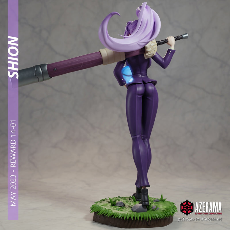 Shion | Pin-Up Statue Fan Art Miniature Unpainted | Azerama