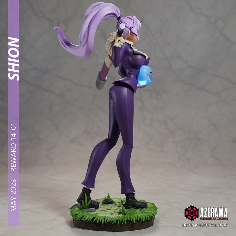 Shion | Pin-Up Statue Fan Art Miniature Unpainted | Azerama