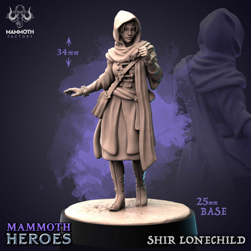 Shir Lonechild | Astral Voyage | Fantasy Tabletop Miniature | Mammoth Factory TabletopXtra