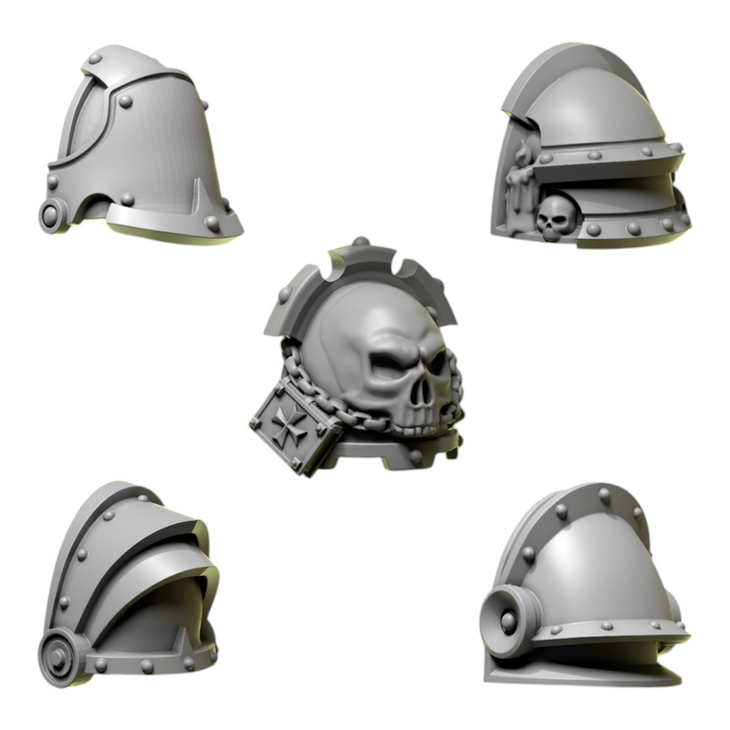 Shoulder Pad Pauldrons 7 | Eternal Pilgrims | Conversion Bits For 28mm 32mm Sci-fi Marines